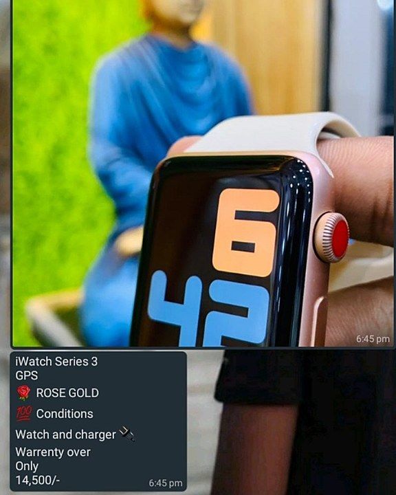 iWatch series 3 uploaded by business on 10/15/2020