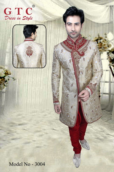 Alluring GTC- Designer Sherwani uploaded by AMBE COLLECTIONS  on 3/25/2022