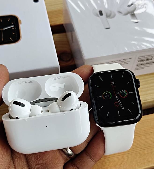 🔥 I Watch Seires 6 White + Airpods Pro White 🤍

🔥(Model - W26) 🔥 uploaded by ASV FASHION on 10/15/2020