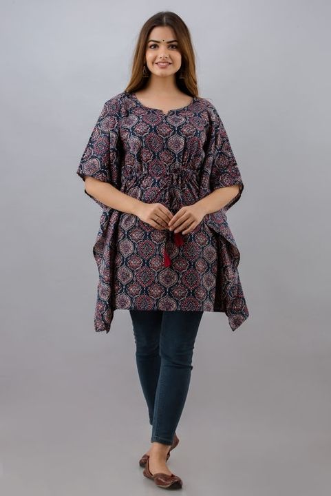 Inayah Cotton printed kaftaan uploaded by SR Fashion on 3/25/2022