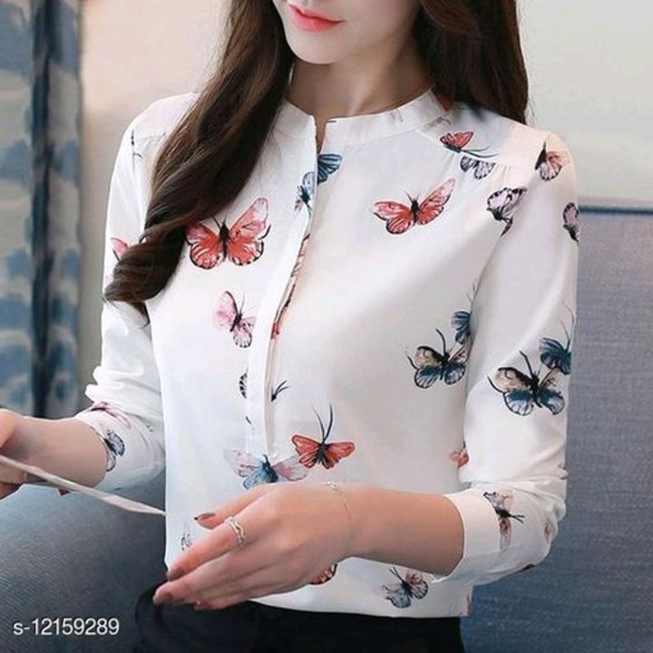 Post image Catalog Name:*Trendy Fabulous Women Shirts*Fabric: CottonSleeve Length: Long SleevesPattern: PrintedMultipack: 1Sizes:S (Bust Size: 36 in, Length Size: 25 in, Waist Size: 32 in, Hip Size: 38 in, Shoulder Size: 14 in) M (Bust Size: 38 in, Length Size: 25 in, Waist Size: 34 in, Hip Size: 40 in, Shoulder Size: 14 in) L (Bust Size: 40 in, Length Size: 25 in, Waist Size: 36 in, Hip Size: 42 in, Shoulder Size: 15 in) XL (Bust Size: 42 in, Length Size: 25 in, Waist Size: 38 in, Hip Size: 44 in, Shoulder Size: 15 in) 
Easy Returns Available In Case Of Any Issue*Proof of Safe Delivery! Click to know on Safety Standards of Delivery Partners- https://ltl.sh/y_nZrAV3