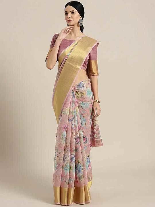 Linen Sonakshi silk saree uploaded by business on 10/15/2020