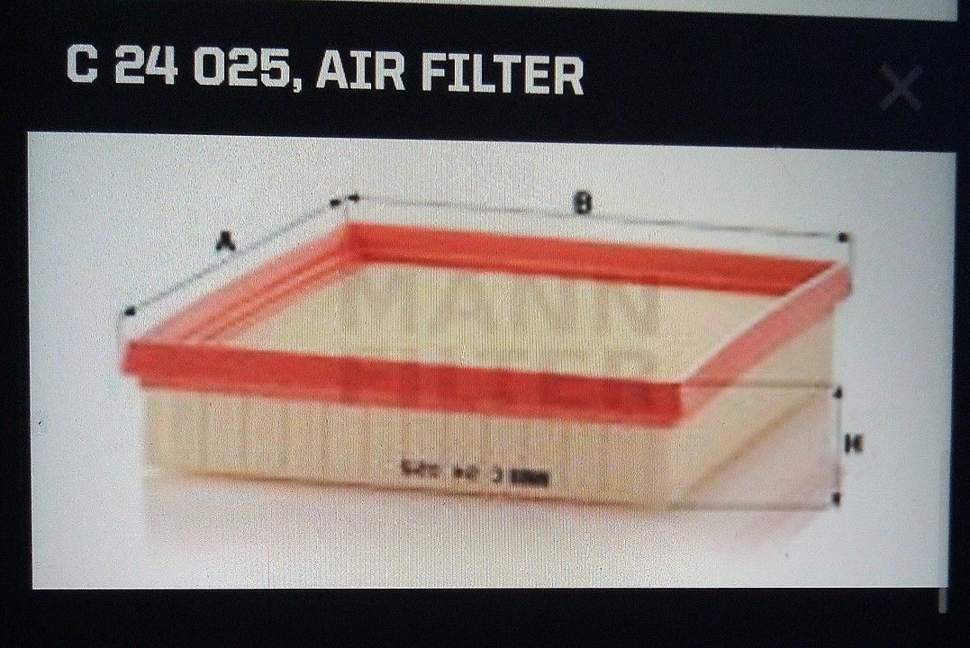 air filter (1 series) 11i BMW uploaded by VDA Trading Company on 10/15/2020
