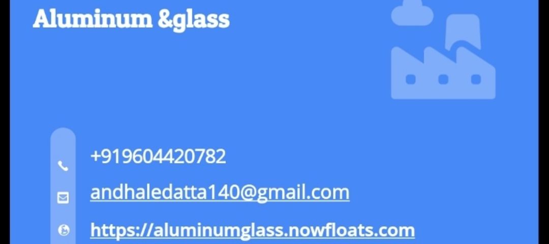 Visiting card store images of Aluminum & Glass