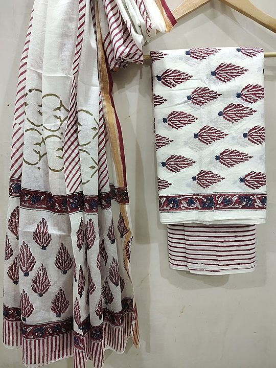 Post image Hey! Checkout my new collection called Women cotton suit dress material.