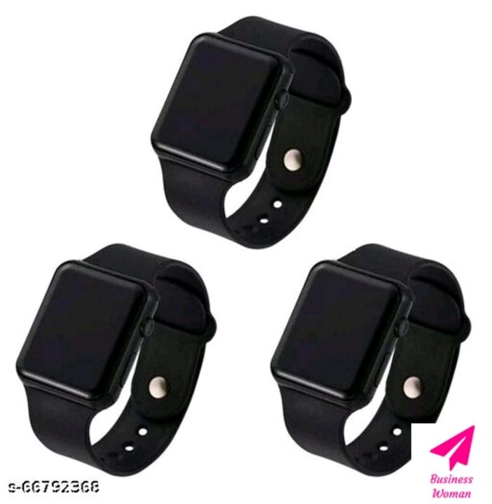 Post image Kids WatchesName: Kids WatchesCase: RectangularCase/Bezel Material: AlloyClasp Type: BuckleDate Display: YesDial Color: BlackDial Design: solidDial Shape: Rectangle/ TonneauDual Time: NoGPS: NoIdeal For: UnisexLight: YesMechanism: Mechanical AutomaticMultipack: 3Occasion: SportsPower Source: Battery PoweredScratch Resistant: NoStrap Colour: BlackStrap Material: RubberStrap type: BraceletWater Resistance: NoIt's Suitable for Men, Kid's and also WomenCountry of Origin: India