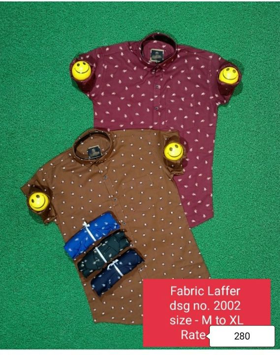 Laffer fabric best quality shirts uploaded by SARKAR TRADERS on 3/26/2022