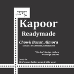 Business logo of Kapoor Readymade