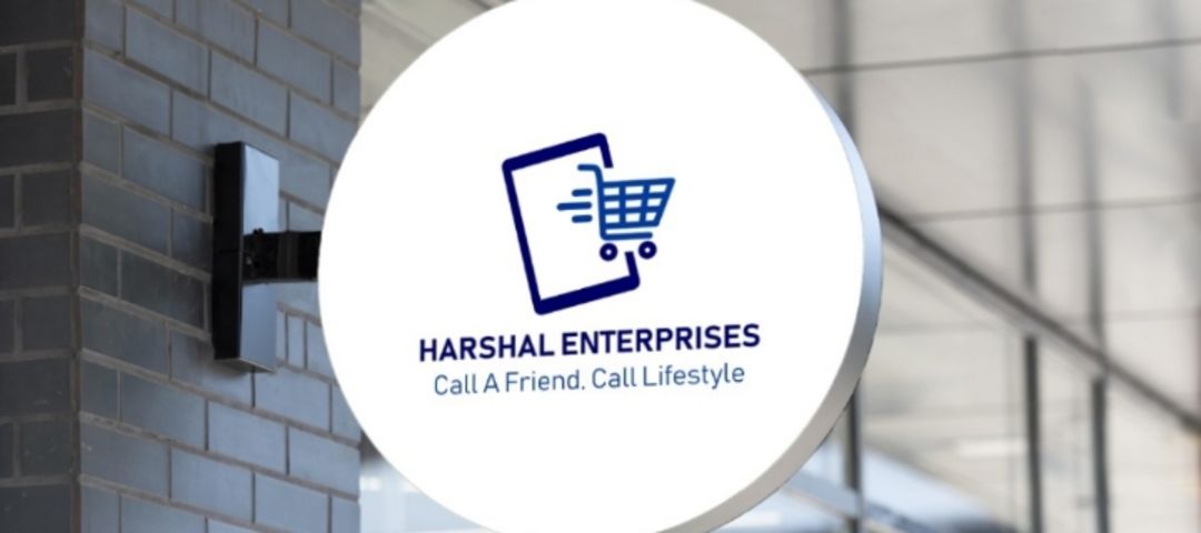 Visiting card store images of Harshal Enterprises
