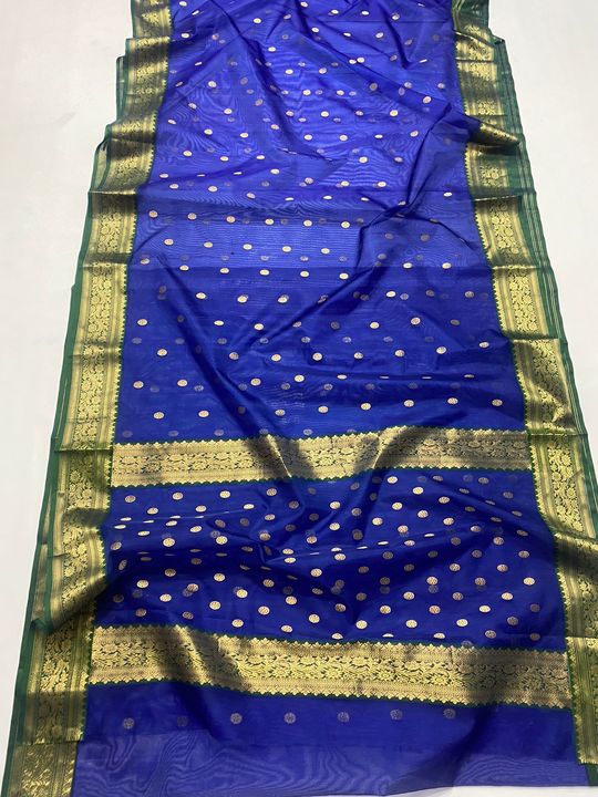 chanderi katan silk saree  uploaded by Sehnaz chanderi saree on 3/26/2022