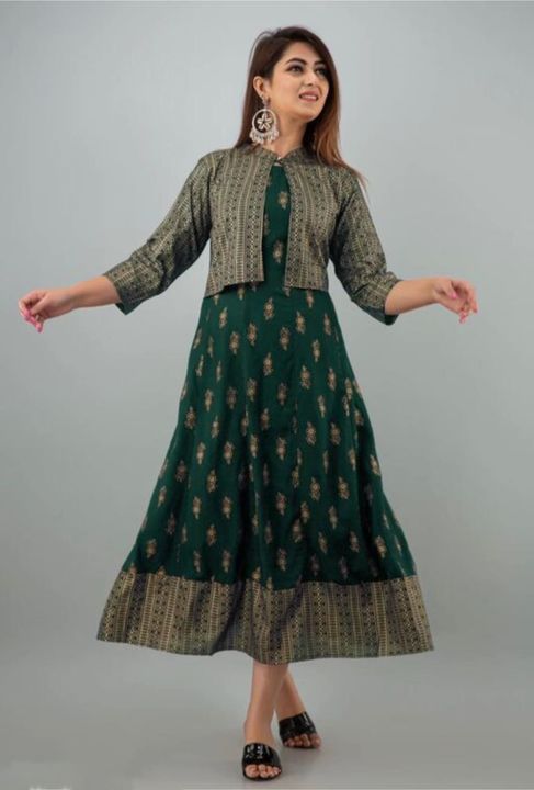 Post image Heavy rayon Kurta with dupatta set for women #ethnicdress #kurtaset #gown #rayonkurta #kurti #ethnicset #kurtapajama