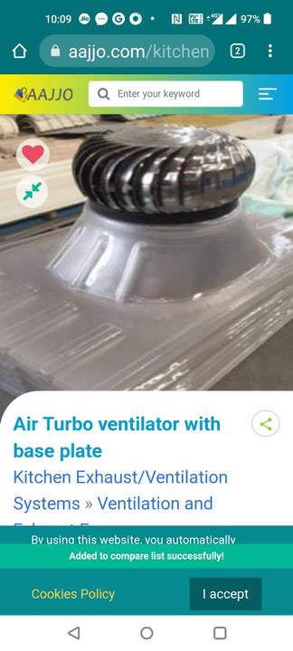 Turbo Ventilator uploaded by Shree Enterprises on 3/26/2022