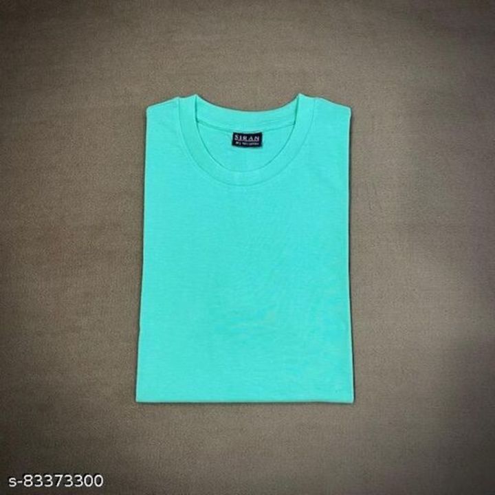 Mint Green Solid  T shirt uploaded by SIRAN on 3/26/2022