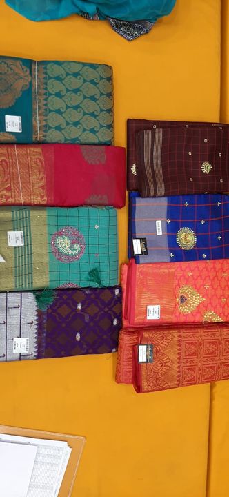 Saree silk and cotton uploaded by business on 3/26/2022