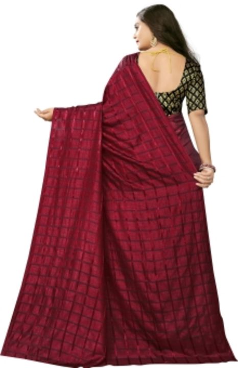 Post image Price 250 rs special offer 
Checkered Daily Wear Vichitra Saree
Color: Grey, Light Pink, Maroon, Mustard, Orange, Purple, Rama
Style Code :Vichitra
Pattern :Checkered
Pack of :1
Secondary Color :Maroon
Occasion :Party &amp; Festive
Decorative Material :Cotton Thread
Embroidery Method :Machine
7 Days Return Policy, No questions asked.