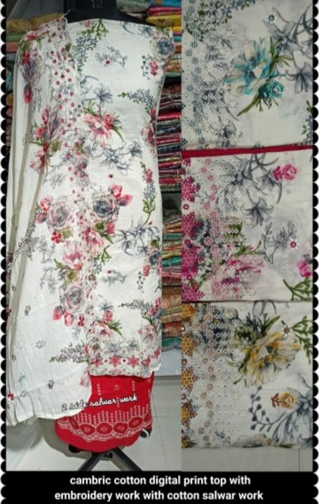 Post image Mujhe Inaya cotton embroidery suit ki 20 pieces chahiye.