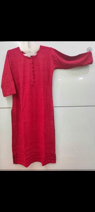 Lakhnavi cotton kurti uploaded by Govardhan textile on 3/26/2022