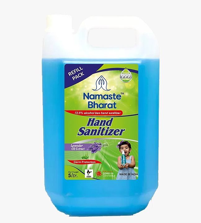 Namaste Bharat sanitizer 5ltr uploaded by Katre Enterprises on 10/15/2020