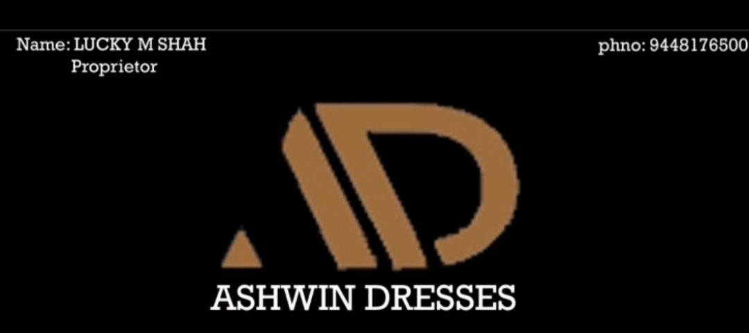 Visiting card store images of Ashwin dresses 