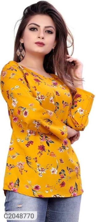 Women's crepe floral print uploaded by business on 3/26/2022