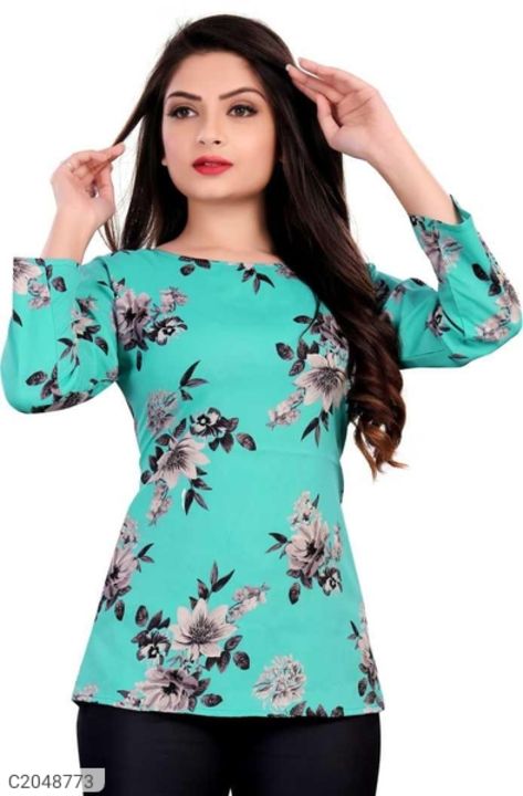 Women's crepe floral print uploaded by business on 3/26/2022