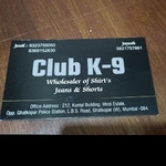 Business logo of Club k9