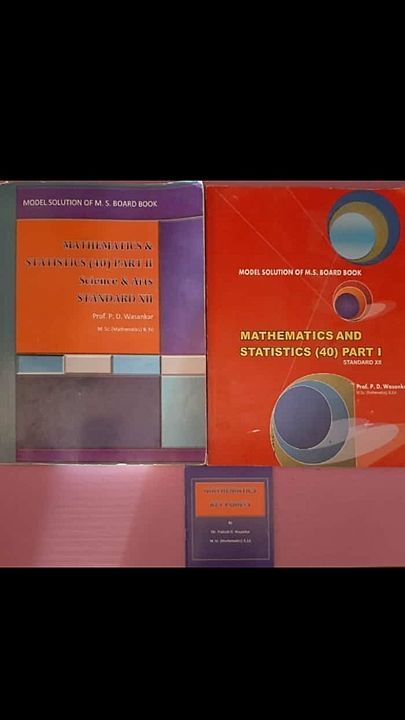 12th Standard Mathematics Part 1&2 + Formula Book Free uploaded by Chaitanya Wasankar Anar on 6/14/2020