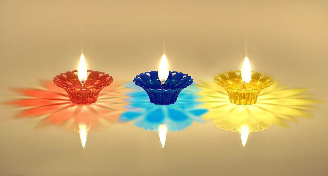 3D reflecting diya uploaded by Sonali collection on 10/16/2020
