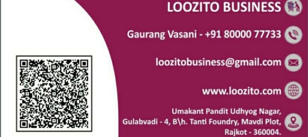 Visiting card store images of LOOZITO BUSINESS