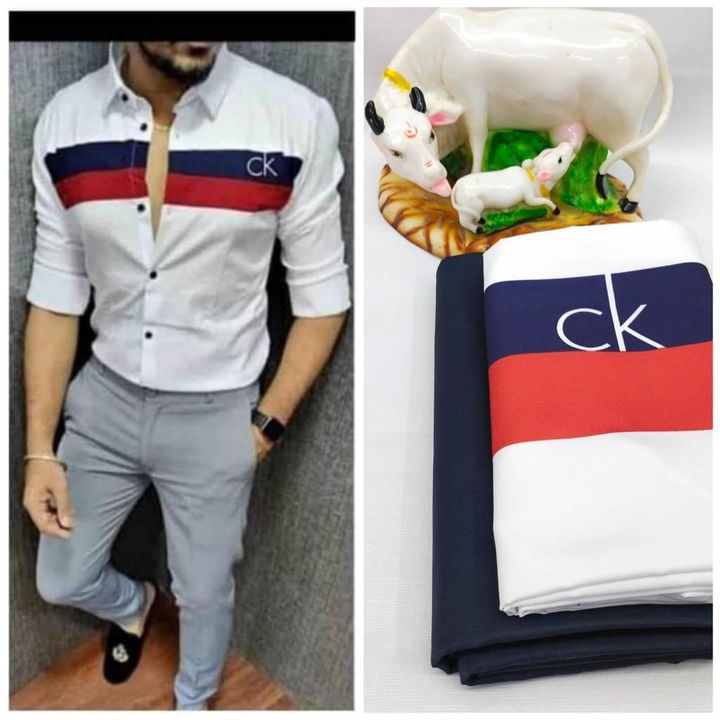 Product image with price: Rs. 499, ID: formal-clothes-febric-pure-cotton-shirt-and-pent-digital-print-cotton-bc912f4d