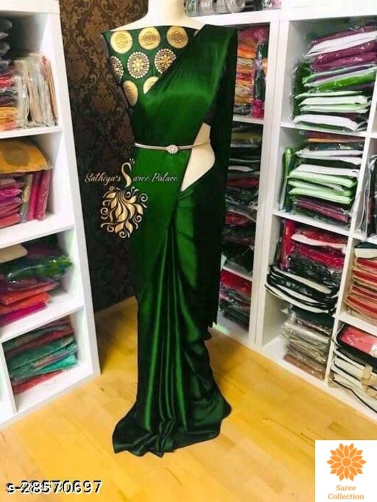 Aishani ensemble saree uploaded by Saree collection on 3/28/2022