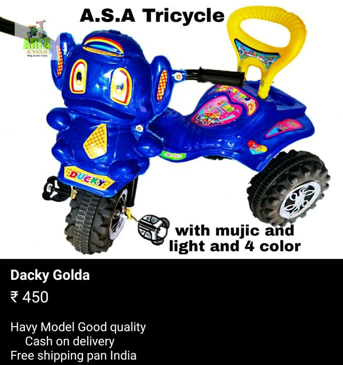 Post image Kids Tricycle, Walkers,jhula manufacturing