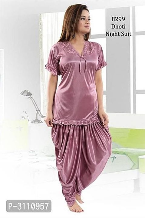Dil toh Happy Hai Ji with Trendy Satin Patiala Lounge Sets
 uploaded by Shakil store on 10/16/2020
