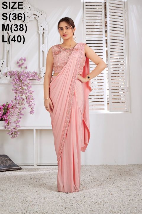 Product image with price: Rs. 3380, ID: ready-to-wear-saree-0af5b29b