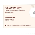 Business logo of Rohan Cloth Store