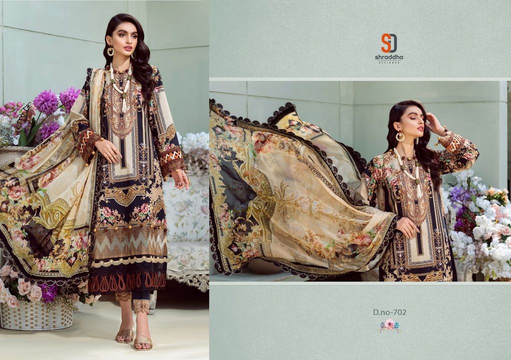 Best qulity pakistani drees with pach uploaded by business on 3/28/2022