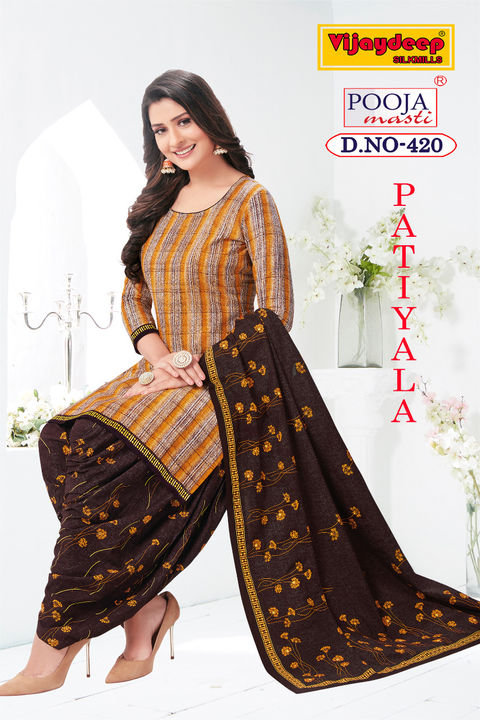 Silk suit uploaded by Lucky dupatta and dress materials on 3/28/2022