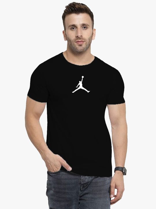 Post image Trendy T shirt with Jordan logo.. wholesale Rs. 130 only available in 4 Colours S, M, L, XL, XXL