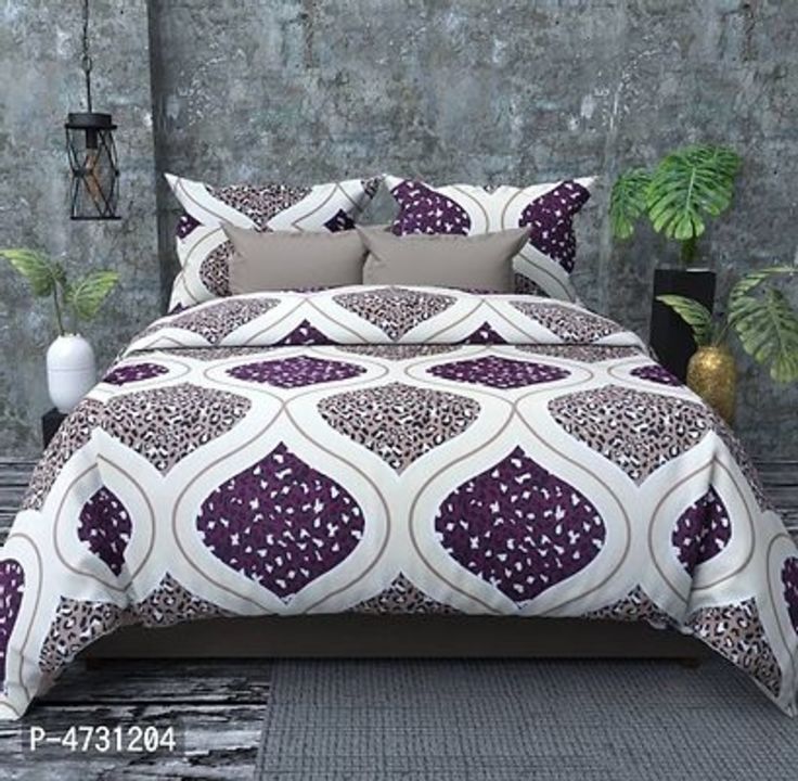 Micro fiber queen size bed sheets  uploaded by Libaas collection on 3/28/2022