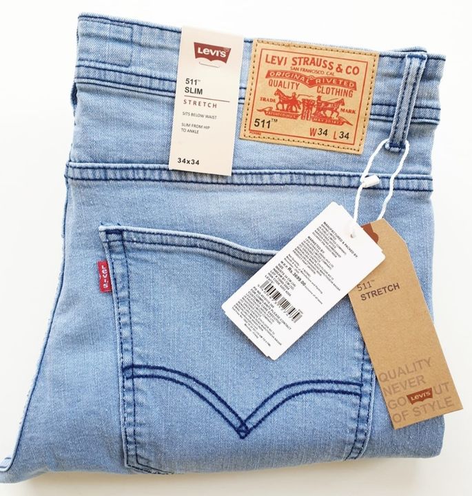 Post image Factory Extra Pcs
Levi's 511 
With MRP Tag..... 3699
Fabric 100% Twill Raymond 
Colors- 6
Size- 30 to 38 / 28 to 36
Ratio- 1.2.2.2.1
MOQ- 52
Prise- 590