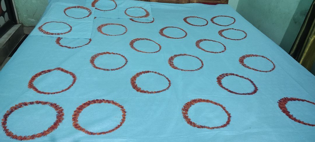 Hand made painting bedsheet uploaded by business on 3/29/2022