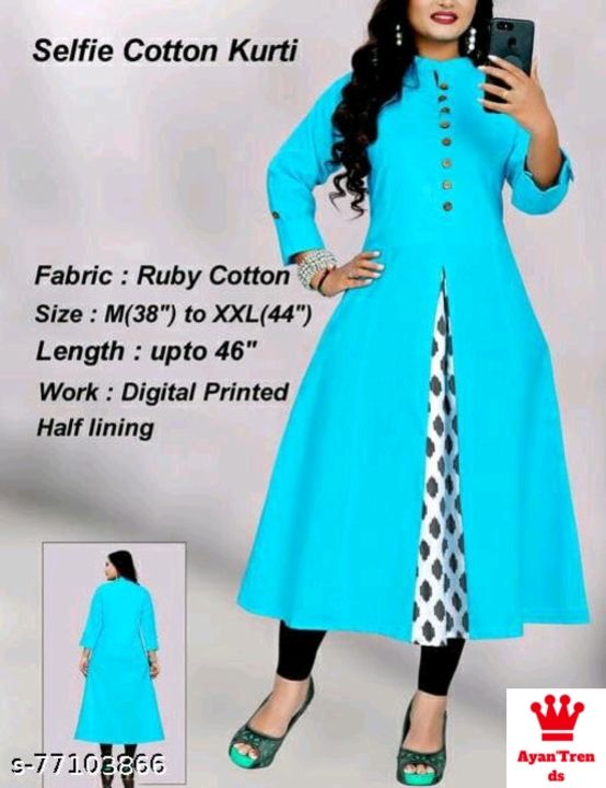 Kurti uploaded by Ayan trends on 3/29/2022