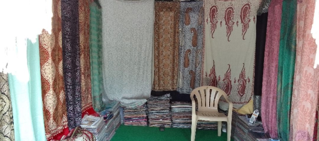Factory Store Images of Pashmina Shawls and suits blankets sarees stools