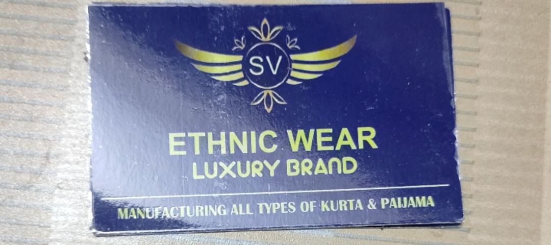 Visiting card store images of SV ethnic wear