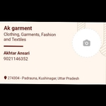 Business logo of Ak garment