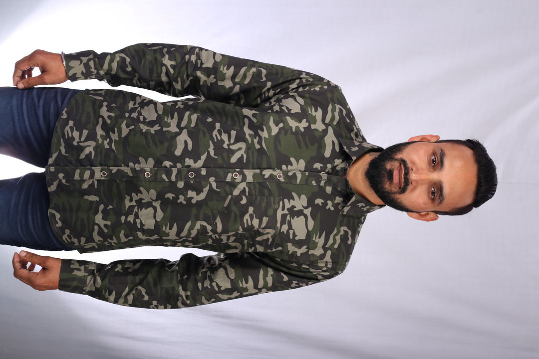 Men's cotton shirt camouflage  uploaded by Blue collars fashion and retail on 3/30/2022