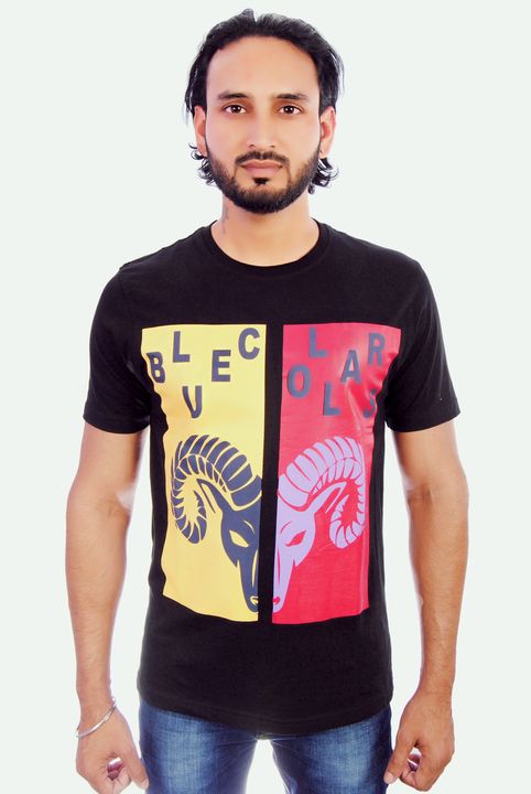 Men's Round Neck T-shirt printed  uploaded by Blue collars fashion and retail on 3/30/2022