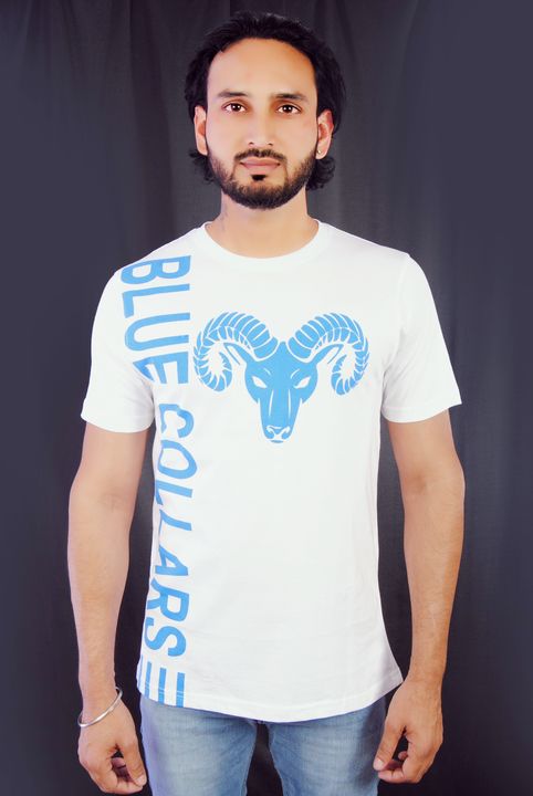 Men's round neck T-shirt printed  uploaded by Blue collars fashion and retail on 3/30/2022