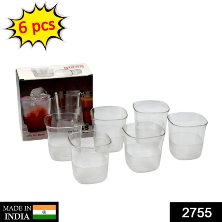2755 6 Pc Plastic Glass Set 280 ML Used For Serving And Drinking Purposes. uploaded by DeoDap on 3/30/2022