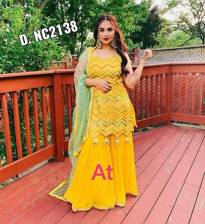 Nc present 💝
D.nc 2138

Without nc tag d'nt accept suit 
Ready for delivery 

 All Colours are avai uploaded by Designer Tameen on 10/16/2020